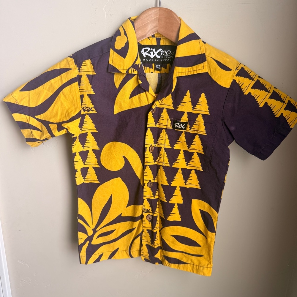 RIX Hawaiian Aloha Shirt Kids XXS